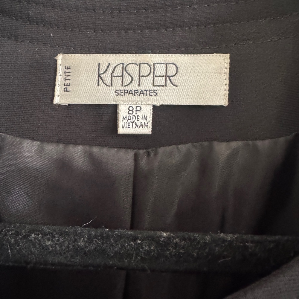 Kasper Women's Pink and Black Tweed Blazer - Picture 4 of 5